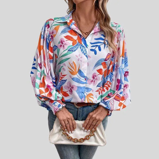 CM | Alegre blusa estampada para mujer