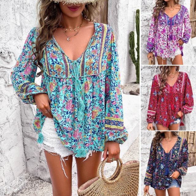 CM | Blusa Boho Paisley para mujer