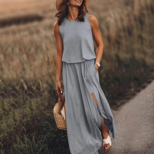 CM | 2024 Elegante vestido de novia boho monocromo Vestido largo boho