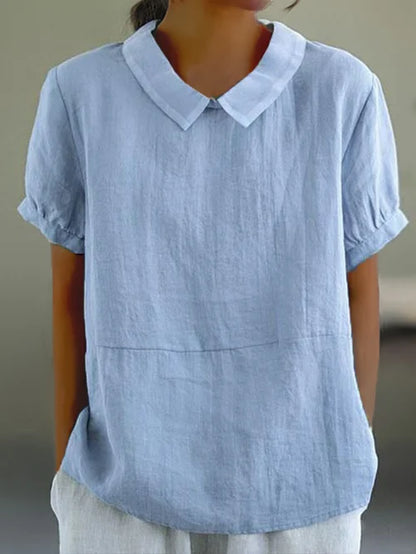 CM | Blusa casual de algodón para mujer