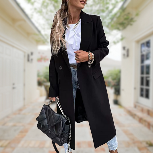 CM | Abrigo largo elegante y con estilo