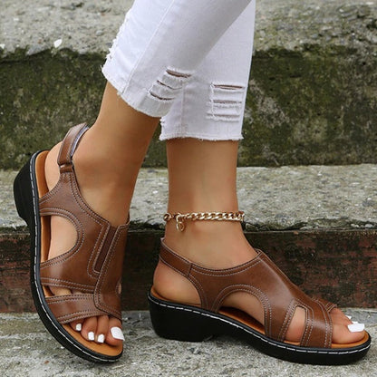 CM | Sandalias ortopédicas con tacón de cuña