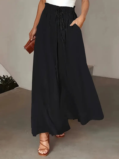 CM | Pantalones de pierna ancha elegantes y chic