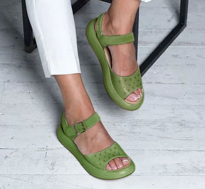 CM | Sandalias abiertas con tira ajustable