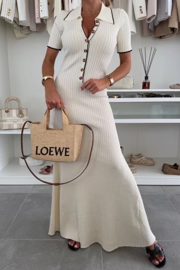 CM | Color Sólido Sin Espalda Off-Shoulder Fruncido Delgado Maxi Vestido