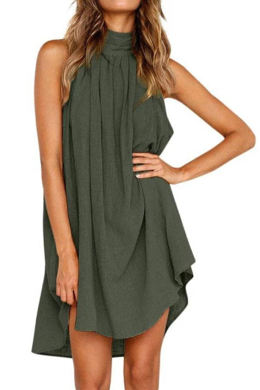 CM | Mini vestido sin mangas Sweet Crinkle