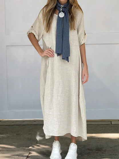 CM | Atemporal, maxi vestido holgado
