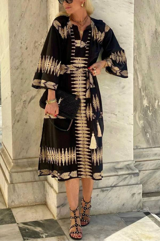 CM | Midnight Boho Bliss Dream Vestido Midi