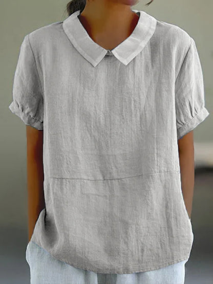 CM | Blusa casual de algodón para mujer