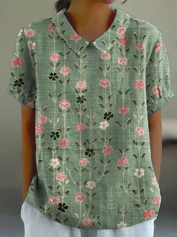 CM | Blusa casual con estampado floral