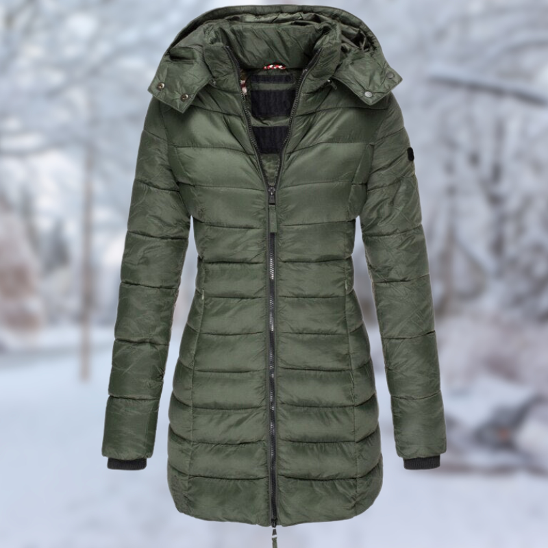 CM | Abrigo de invierno de largo medio a la moda