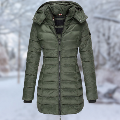 CM | Abrigo de invierno de largo medio a la moda