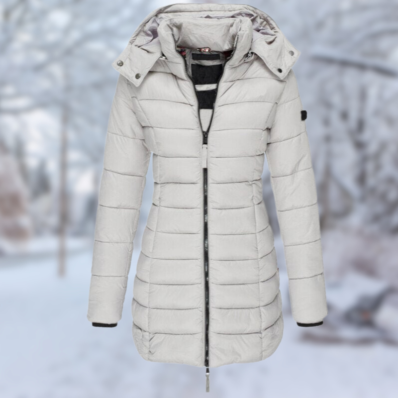 CM | Abrigo de invierno de largo medio a la moda