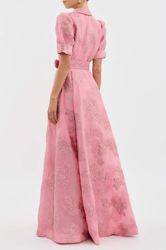CM | Vestido corto con mangas abullonadas