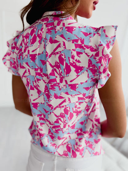 CM | Blusa acampanada con escote en V