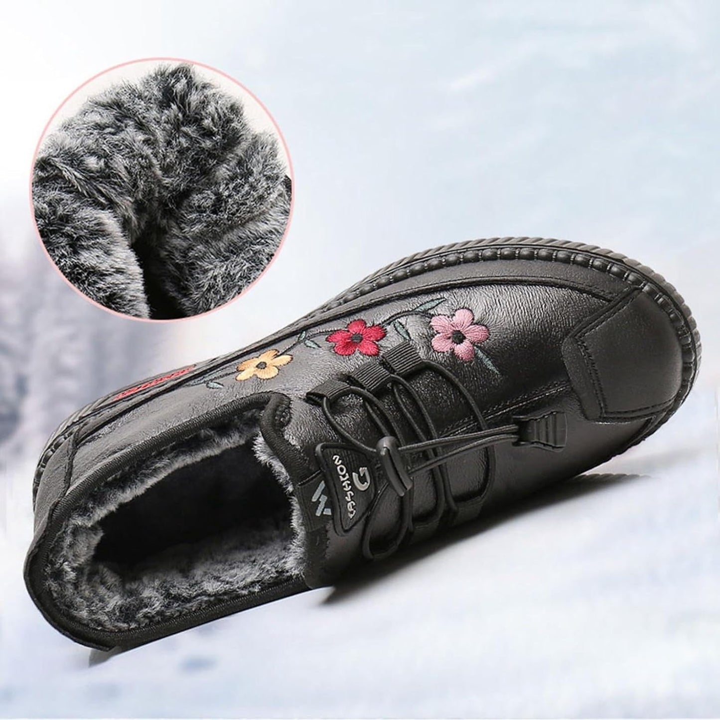 CM | Zapatillas deportivas de invierno para mujer de felpa gruesa