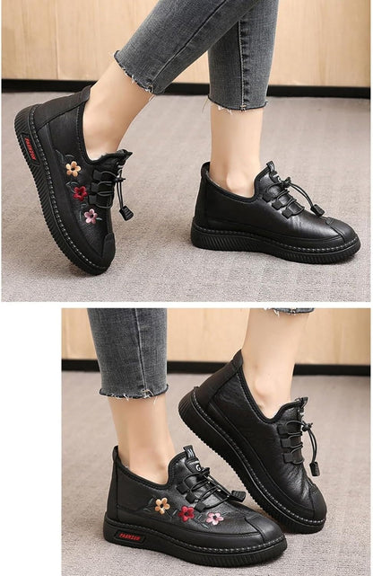 CM | Zapatillas deportivas de invierno para mujer de felpa gruesa