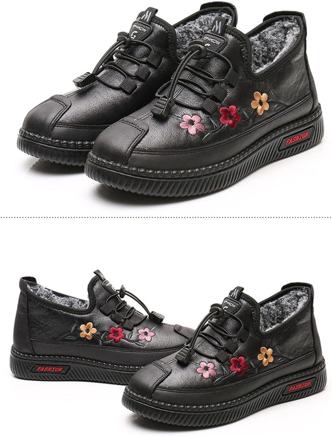 CM | Zapatillas deportivas de invierno para mujer de felpa gruesa