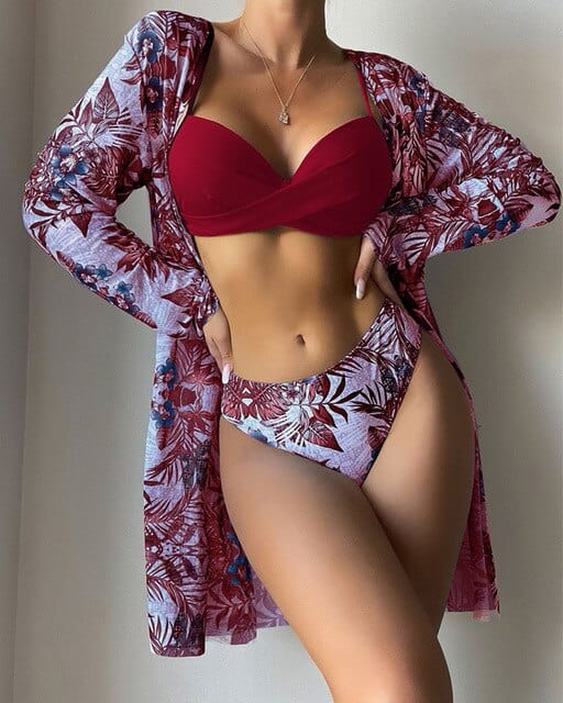 CM | Conjunto de bikini de 3 piezas