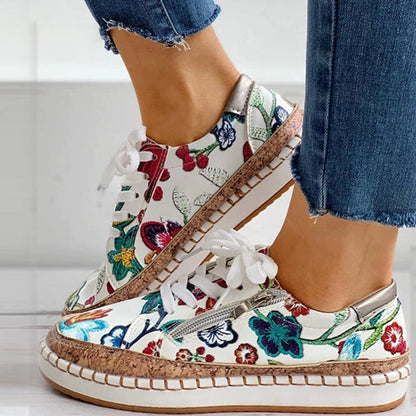 CM | Zapatillas ortopédicas de flores