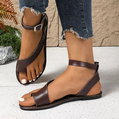 CM | Sandalias de dedo con tira al tobillo
