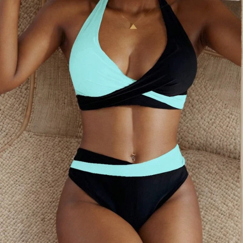 CM | Bikini sexy sin espalda con tirantes cruzados