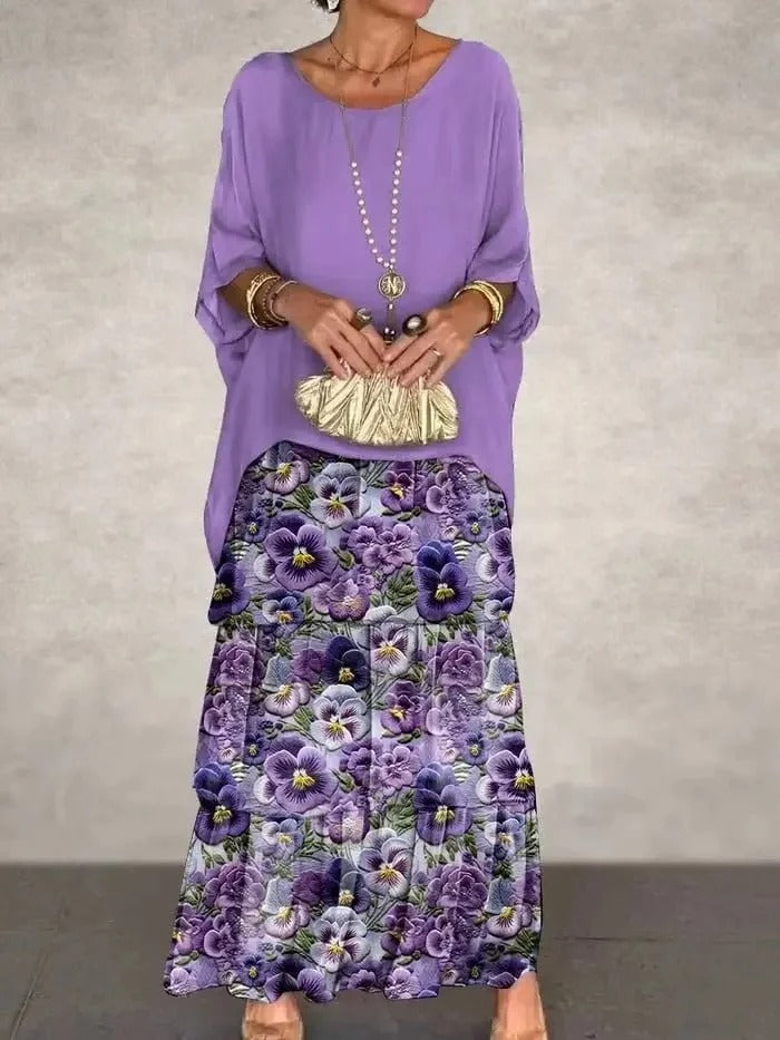 CM | Vestido maxi suelto a capas