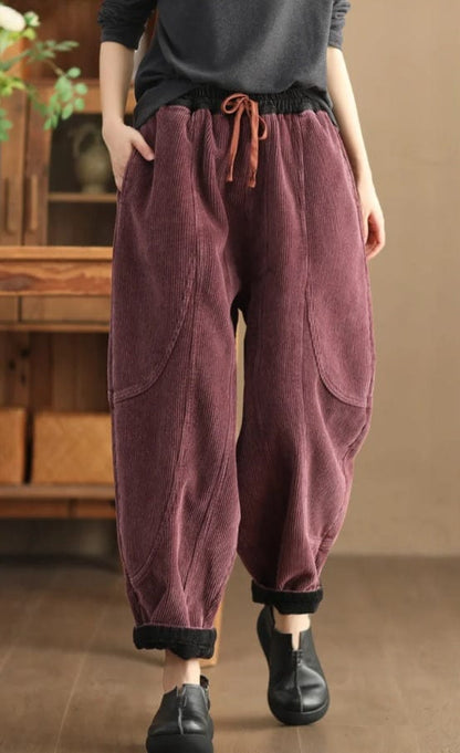 CM | Pantalones de pana de moda para mujer