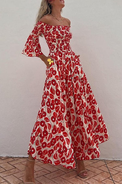 CM | Maxi vestido con estampado floral