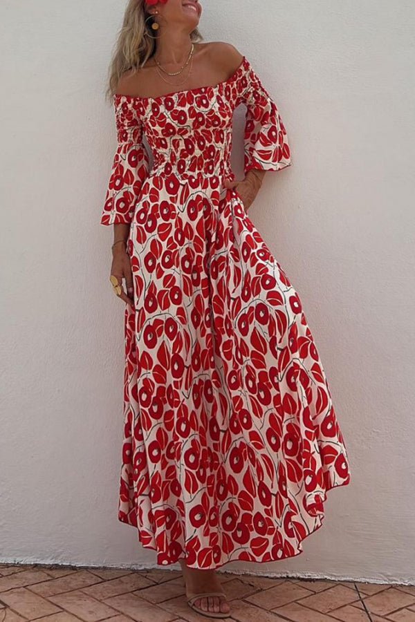 CM | Maxi vestido con estampado floral