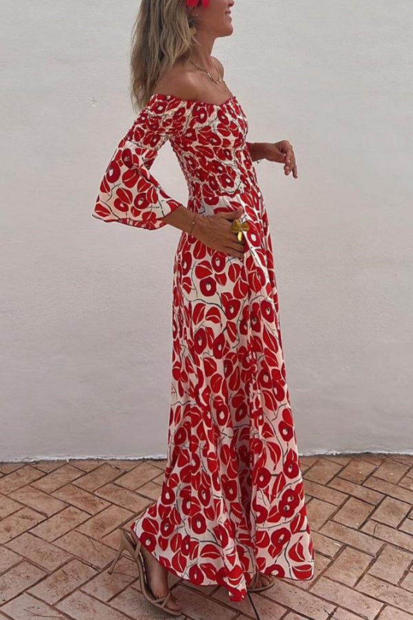 CM | Maxi vestido con estampado floral