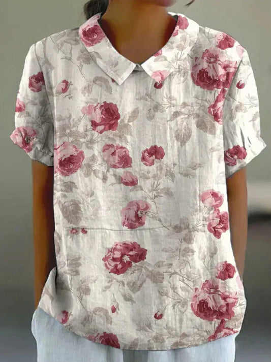 CM | Blusa casual con estampado floral