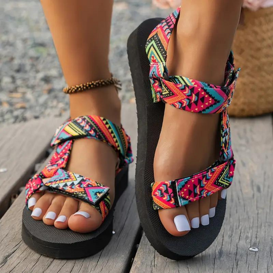 CM | | Sandalias de playa estilo boho para mujer