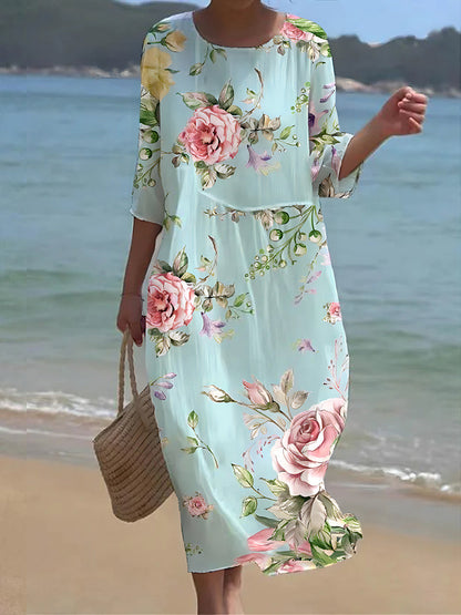 CM | Maxi vestido con estampado floral