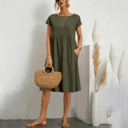 CM | Vestido midi relajado